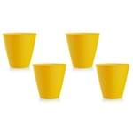 Ficha técnica e caractérísticas do produto Kit 4 Banquetas Fluo Color Amarelo I´M In