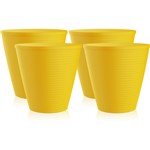 Ficha técnica e caractérísticas do produto Kit 4 Banquetas Fluo Color Amarelo