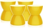 Ficha técnica e caractérísticas do produto Kit 4 Banquetas Hydro Color Amarelo - Im In