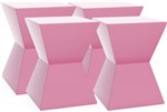 Ficha técnica e caractérísticas do produto Kit 4 Banquetas Nitro Color Rosa - Im In