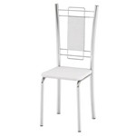 Ficha técnica e caractérísticas do produto Kit 4 Cadeiras Florença Branco - Kappesberg