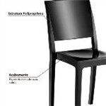 Ficha técnica e caractérísticas do produto Kit 4 Cadeiras Hydra Plus em Polipropileno Kappesberg Preto
