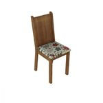 Ficha técnica e caractérísticas do produto Kit 4 Cadeiras Rustic Hibiscos Madesa 4290