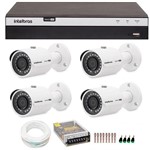 Ficha técnica e caractérísticas do produto Kit 4 Câmeras de Segurança 4MP 2k Intelbras VHD 3430 B + DVR Intelbras 4K + Acessórios