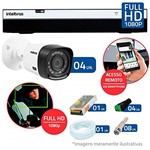 Ficha técnica e caractérísticas do produto Kit 4 Câmeras de Segurança Full HD 1080p Intelbras VHD 1220B IR + DVR Intelbras Full HD 8 Ch + Acessórios