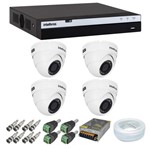 Ficha técnica e caractérísticas do produto Kit 4 Câmeras de Segurança Intelbras Full HD 1080p VHD 3220D G4 + Dvr Intelbras 3108 Full HD + Acessórios