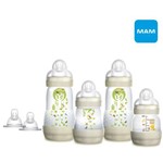 Ficha técnica e caractérísticas do produto Kit 4 Mamadeiras MAM + Bico Easy Start Gift Set Neutral 4675