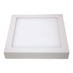 Ficha técnica e caractérísticas do produto Kit 10 Plafon Luminária Led Sobrepor 17x17 Branco Quente 3000k 12w Bivolt