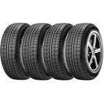 Ficha técnica e caractérísticas do produto Kit 4 pneu aro 17 225/65r17 roda bem remold 5 anos garantia