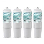 Ficha técnica e caractérísticas do produto Kit 4 Refil Filtro Purificador Água Soft Everest Slim Fit Baby Star Flat Plus - Policarbon