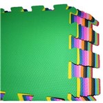 Ficha técnica e caractérísticas do produto Kit 4 Tapetes Eva 50X50cm 10mm Cores Sortidas
