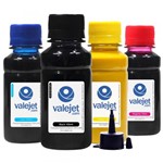 Ficha técnica e caractérísticas do produto Kit 4 Tintas L200 L355 para Epson Bulk Ink CMYK 100ml Pigmentada - Valejet