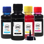 Ficha técnica e caractérísticas do produto Kit 4 Tintas L110 para Epson Bulk Ink CMYK 100ml Aton - Aton
