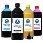 Ficha técnica e caractérísticas do produto Kit 4 Tintas L365 Valejet para Epson Bulk Ink CMYK 1 Litro Pigmentada