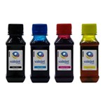 Kit 4 Tintas para Canon Universal Cmyk 100ml