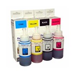 Ficha técnica e caractérísticas do produto Kit 4 Tintas para Epson Bulk Ink T664 Cmyk 70ml Premium