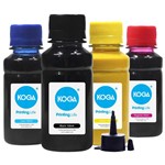 Ficha técnica e caractérísticas do produto Kit 4 Tintas Sublimáticas para Epson L380 Bulk Ink CMYK 100ml Koga - Koga
