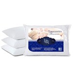 Ficha técnica e caractérísticas do produto Kit 4 Travesseiros Percal Premium 50x70cm Casa Dona 200 Fios Siliconada Branco