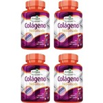 Ficha técnica e caractérísticas do produto Kit 4x Colágeno Hidrolisado com Vitamina C 60 Cápsulas - Katigua