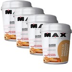Ficha técnica e caractérísticas do produto Kit 4x Pasta de Amendoim Crocante - 1005kg - Max Titanium