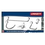 Ficha técnica e caractérísticas do produto Kit 5 Acessórios para Banheiro Lorenflex 2000 C27 Lorenzetti