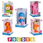 Kit 5 Bonecos de Vinil - Pocoyo Elly Nina Loula Pato - Cardoso Toys