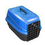 Ficha técnica e caractérísticas do produto Caixa de Transporte N.2 Cão Cachorro Gato Pequena Azul