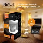 Ficha técnica e caractérísticas do produto Kit 5 Lampada Led Bulbo 12w Samsung A60 E27 Luz Amare Quente