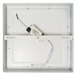 Ficha técnica e caractérísticas do produto Kit 5 Painel Plafon Led Sobrepor Quadrado 12w Branco Neutro 4000k - Allight