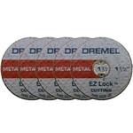 Ficha técnica e caractérísticas do produto Kit 5 Pcs Discos Corte P/ Metal 1.1/2"(38,1mm) Dremel EZ456