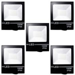 Ficha técnica e caractérísticas do produto Kit 5 Peças Holofote Refletor Super Led 100w Branco Frio Bivolt