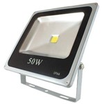 Ficha técnica e caractérísticas do produto Kit 5 Refletor Holofote Led 50w Branco Frio Bivolt