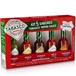 Ficha técnica e caractérísticas do produto Kit 5 Sabores - Molho de Pimenta - Tabasco