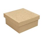 Ficha técnica e caractérísticas do produto Kit 50 Caixas Tampa de Sapato Baixa 12x12x5 - MDF