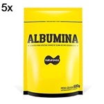 Ficha técnica e caractérísticas do produto Kit 5X Albumina - 500g Refil Morango - Naturovos