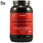 Kit 5X Carnivor - 980g Chocolate - Musclemeds