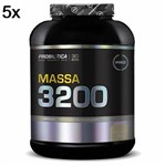 Ficha técnica e caractérísticas do produto Kit 5X Massa 3200 - 3000G Baunilha - Probiótica