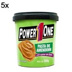 Ficha técnica e caractérísticas do produto Kit 5X Pasta de Amendoim com Açúcar de Côco - 500g - Power One