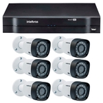Ficha técnica e caractérísticas do produto Kit 6 Câmeras de Segurança HD 720p Intelbras VHD 3130B G3 + DVR Intelbras Multi HD + Acessórios