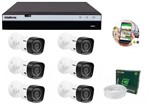 Ficha técnica e caractérísticas do produto Kit 6 Câmeras de Segurança Intelbras Full HD 1080p VHD 1220B IR + DVR Intelbras Full HD 8 Ch + Acessórios
