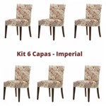 Ficha técnica e caractérísticas do produto Kit 6 Capas para Cadeira Malha - Imperial - Adomes