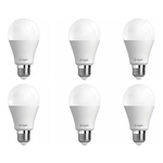 Ficha técnica e caractérísticas do produto Kit 6 Lampada Led 6,5w Bulbo Bivolt E27 G-light Branco Frio