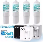 Ficha técnica e caractérísticas do produto Kit 6 Refil Filtro Purificador Água Soft Everest Slim Fit Baby Star Flat Plus - Wfs