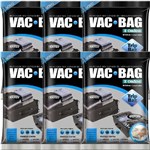 Ficha técnica e caractérísticas do produto Kit 6 Sacos à Vácuo VAC BAG TRIP BAG 60X40 Ordene