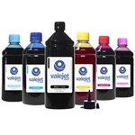 Ficha técnica e caractérísticas do produto Kit 6 Tintas para Epson Bulk Ink T673 Black 1 Litro Coloridas 500ml