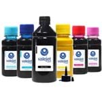 Ficha técnica e caractérísticas do produto Kit 6 Tintas Sublimáticas para Epson L1800 Black 500Ml Color 100Ml