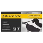 Ficha técnica e caractérísticas do produto Kit 60 Luvas Black Profissional Tamanho P Latex Marco Boni