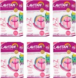 Ficha técnica e caractérísticas do produto Kit 6x Lavitan A-z Mulher - Polivitamínico 60 Comprimidos