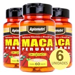 Ficha técnica e caractérísticas do produto Kit 6x Maca Peruana (550mg) 60 Cápsulas - Apisnutri