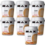 Ficha técnica e caractérísticas do produto Kit 7x Pasta de Amendoim Crocante - 1005kg - Max Titanium